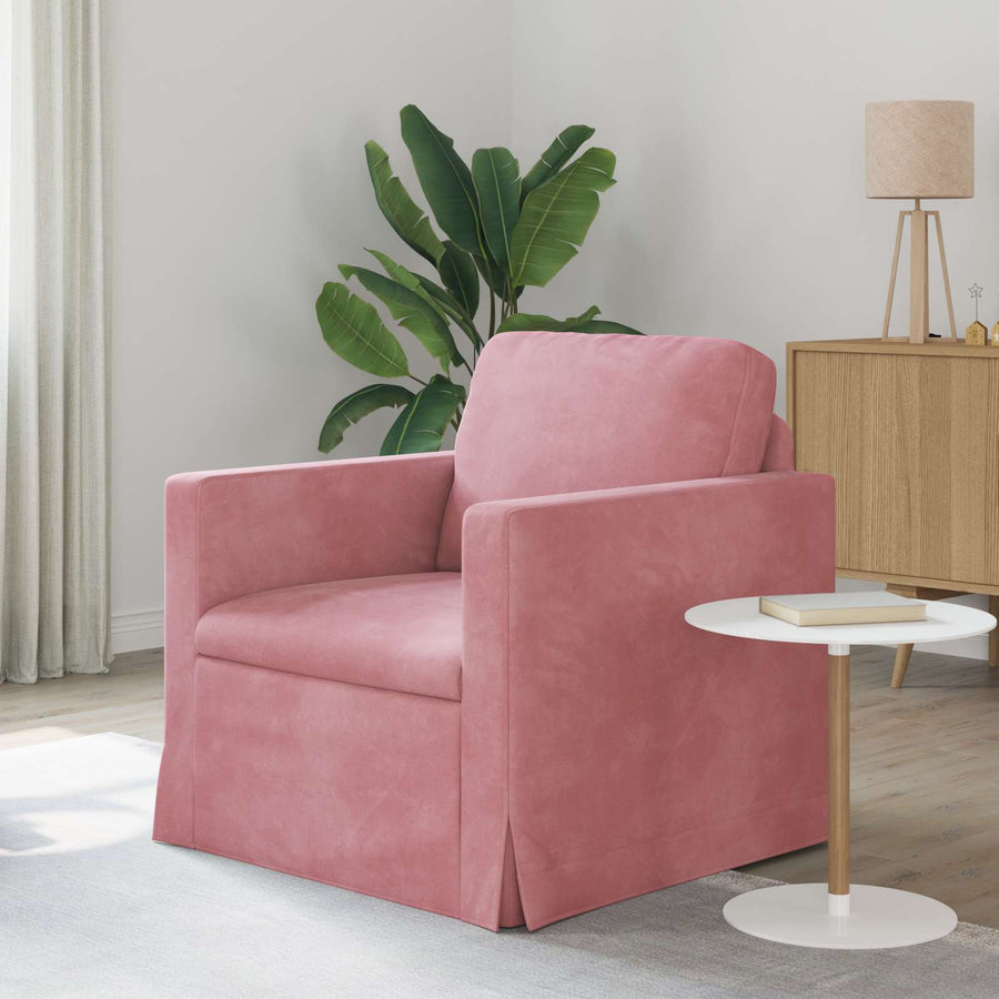 Bank Roze Totale afmetingen: 78 x 78 x 80 cm (B x D x H)