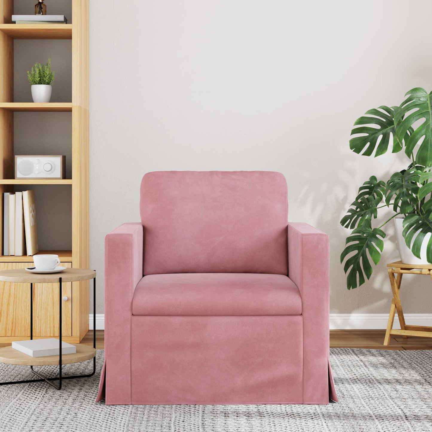 Bank Roze Totale afmetingen: 78 x 78 x 80 cm (B x D x H)