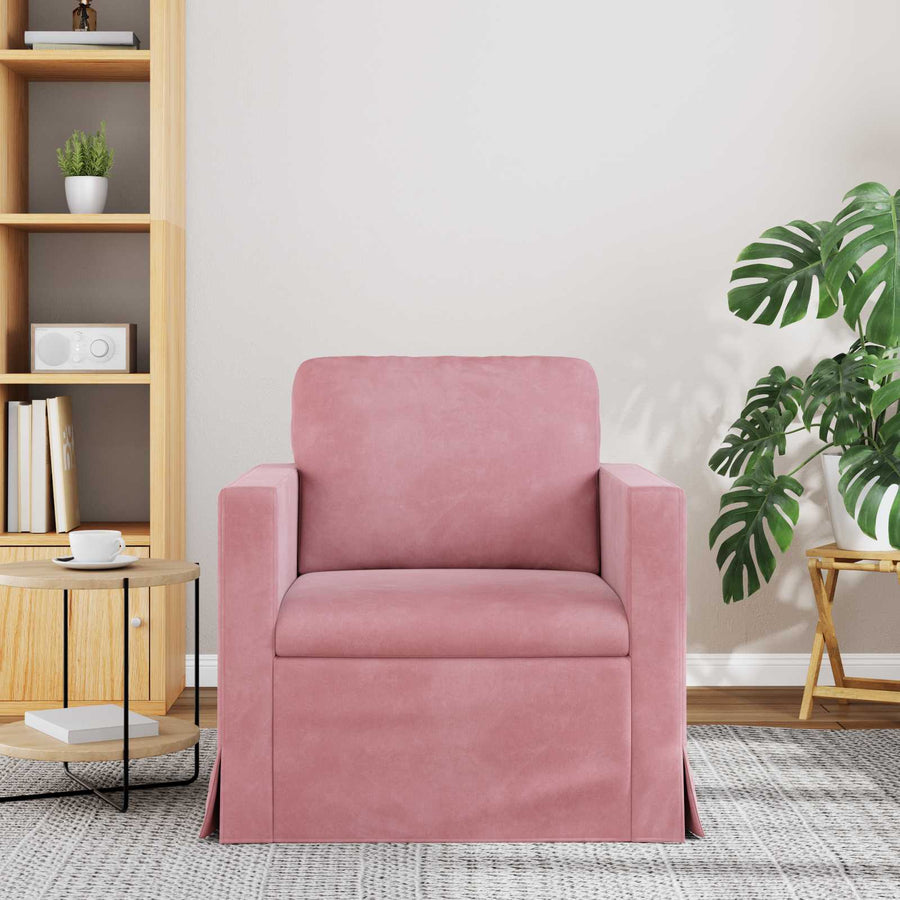 Bank Roze Totale afmetingen: 78 x 78 x 80 cm (B x D x H)