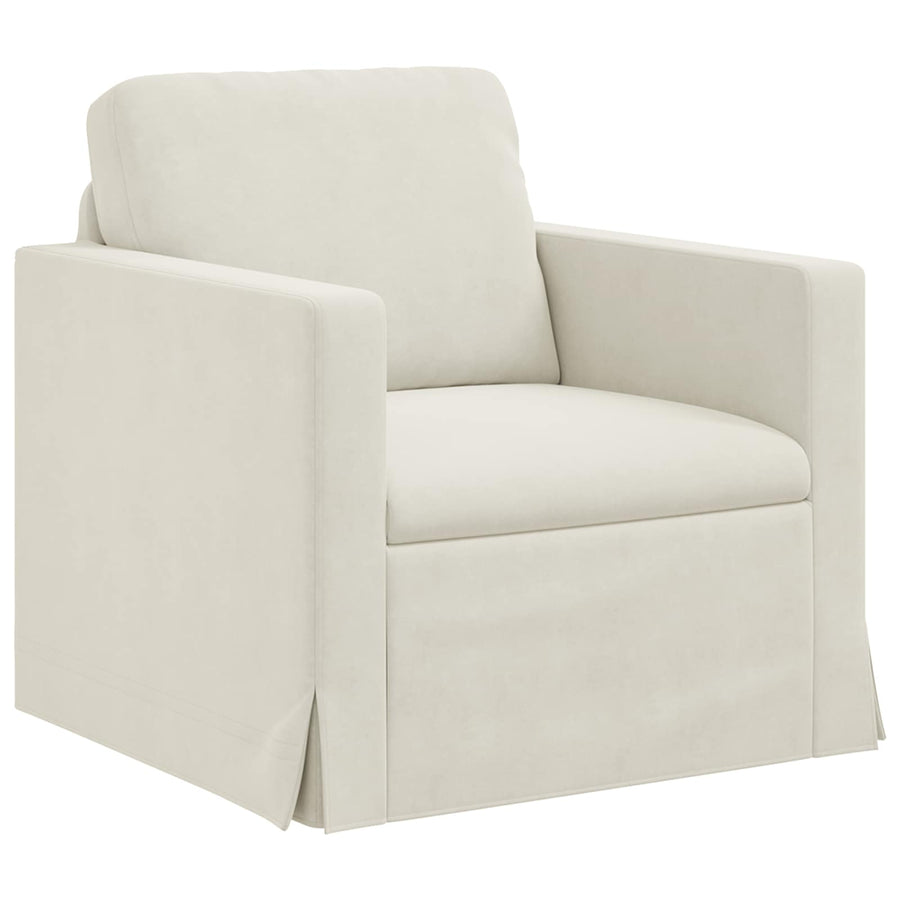 Bank Crème Totale afmetingen: 78 x 78 x 80 cm (B x D x H)