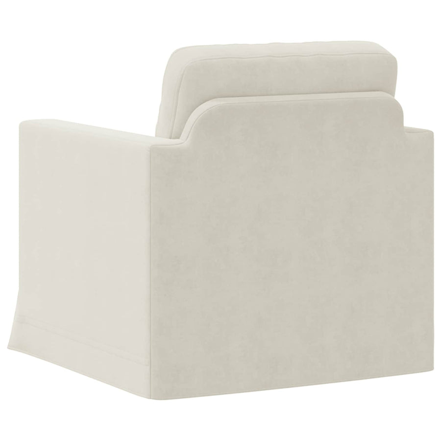 Bank Crème Totale afmetingen: 78 x 78 x 80 cm (B x D x H)