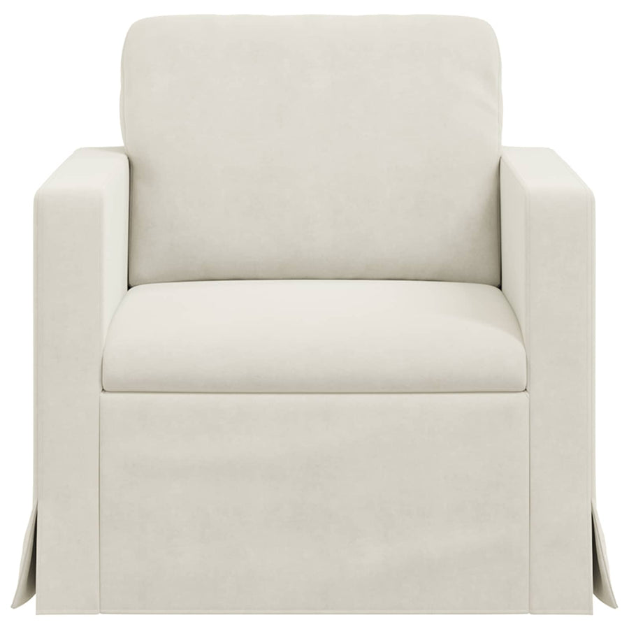 Bank Crème Totale afmetingen: 78 x 78 x 80 cm (B x D x H)
