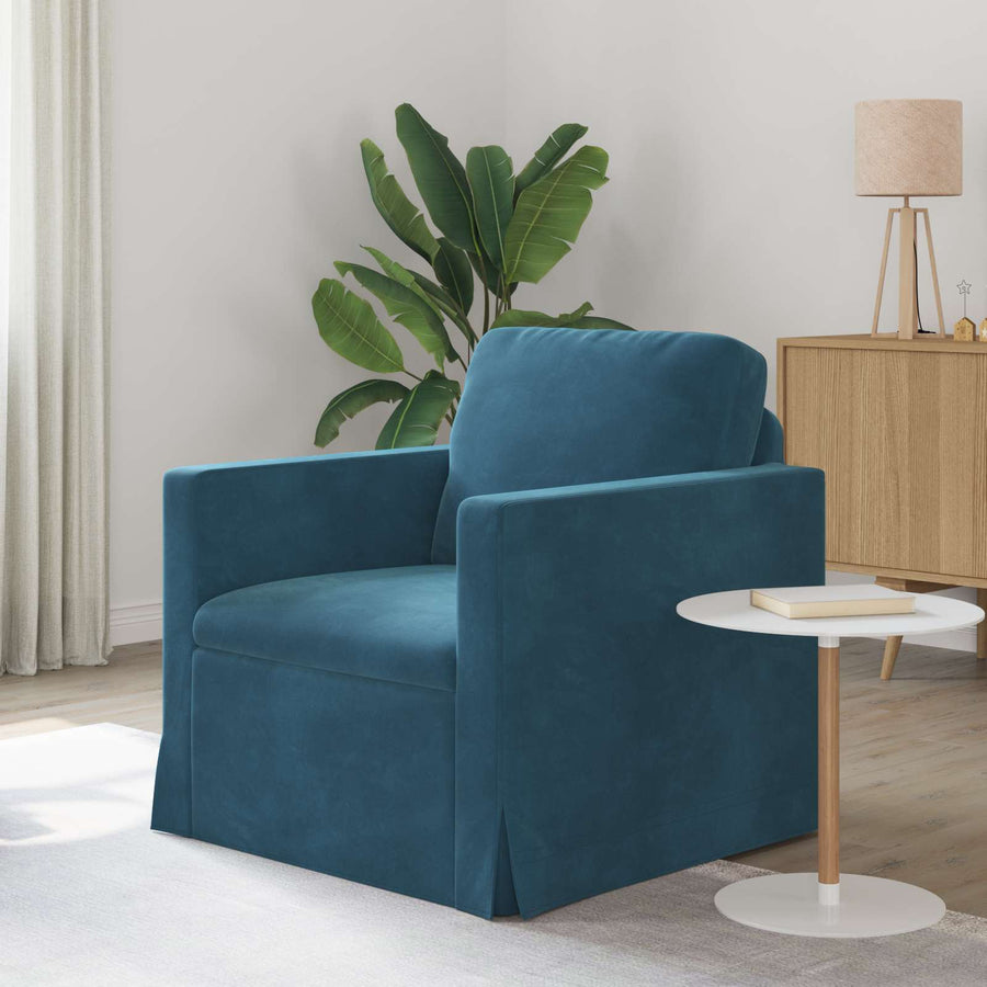 Bank Blauw Totale afmetingen: 78 x 78 x 80 cm (B x D x H)