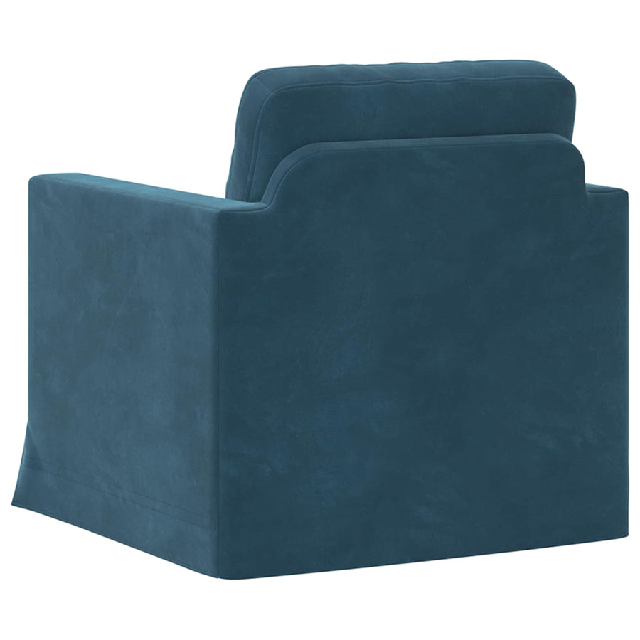 Bank Blauw Totale afmetingen: 78 x 78 x 80 cm (B x D x H)