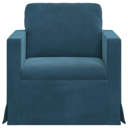 Bank Blauw Totale afmetingen: 78 x 78 x 80 cm (B x D x H)