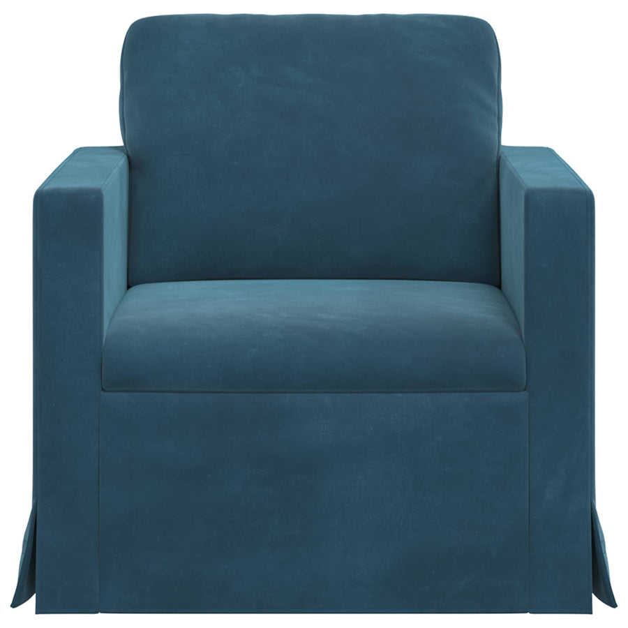 Bank Blauw Totale afmetingen: 78 x 78 x 80 cm (B x D x H)