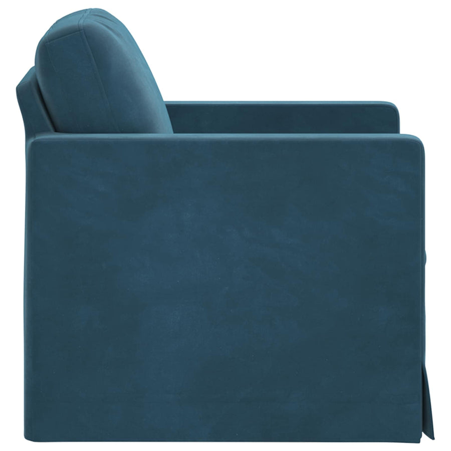 Bank Blauw Totale afmetingen: 78 x 78 x 80 cm (B x D x H)