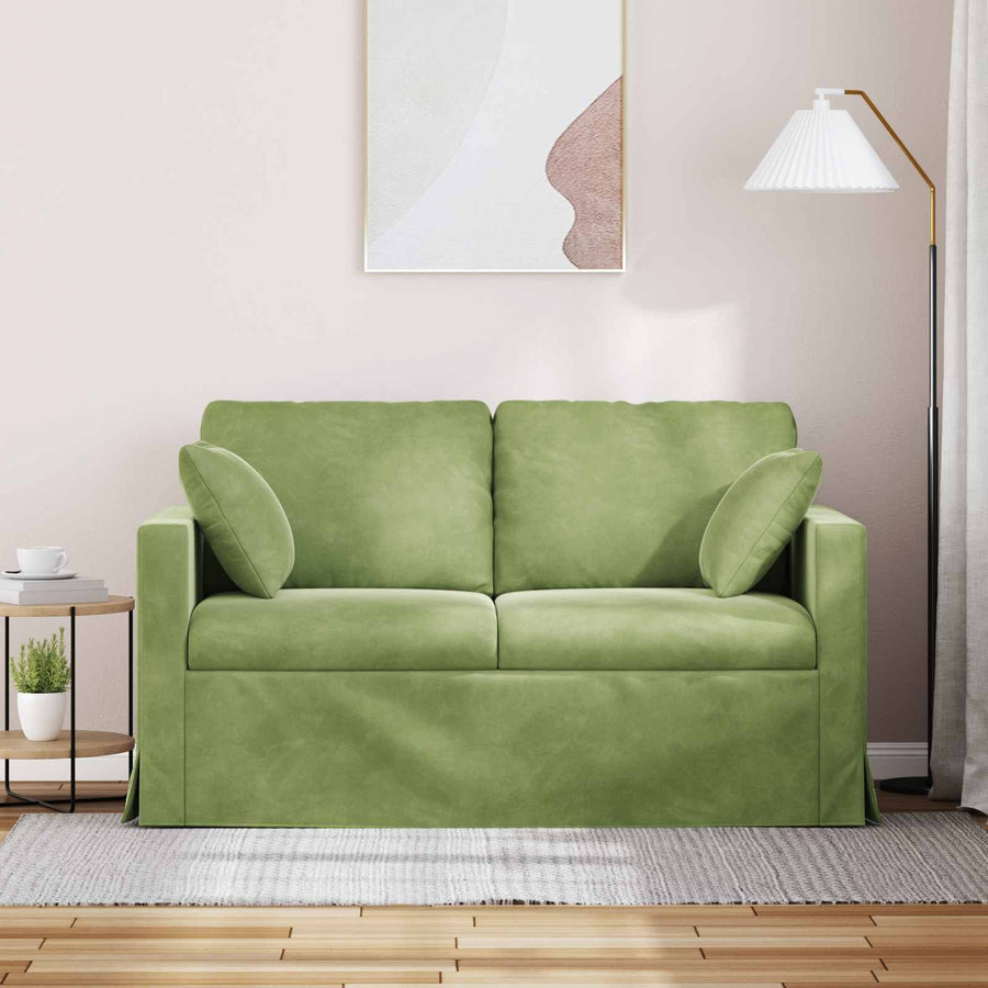 Bank Lichtgroen Totale afmetingen: 138 x 78 x 80 cm (B x D x H)
