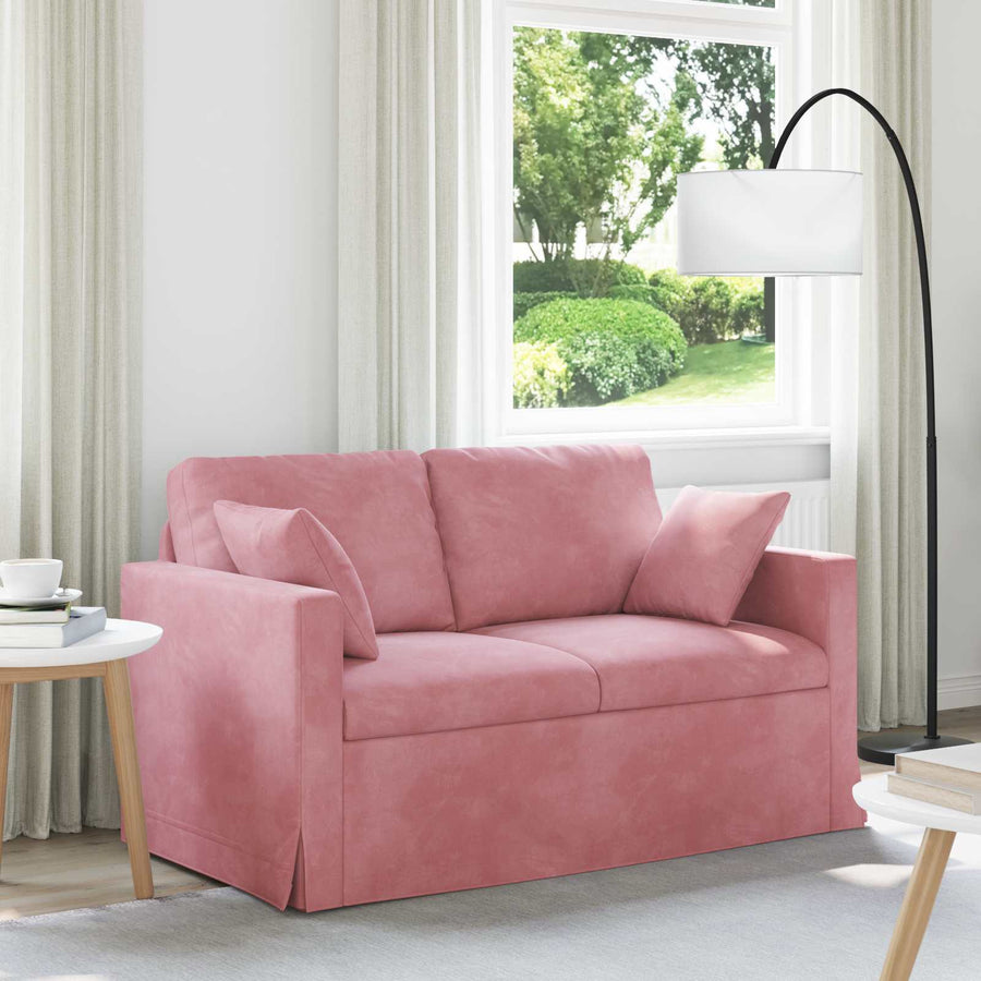 Bank Roze Totale afmetingen: 138 x 78 x 80 cm (B x D x H)