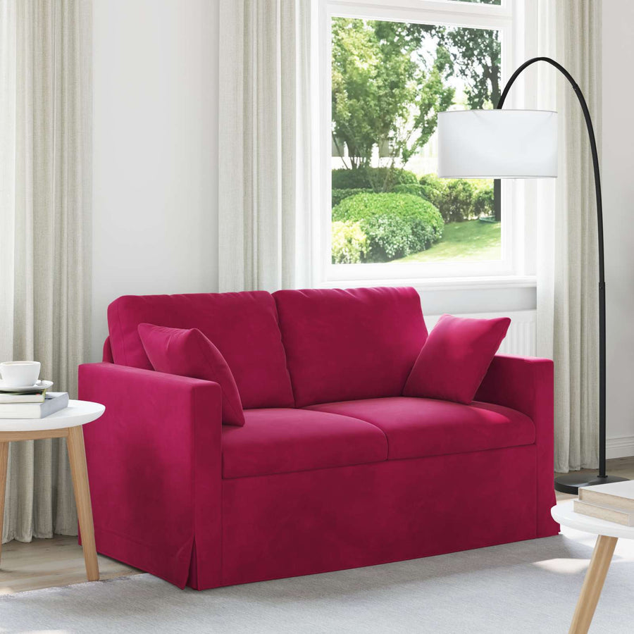Bank Wijnrood Totale afmetingen: 138 x 78 x 80 cm (B x D x H)