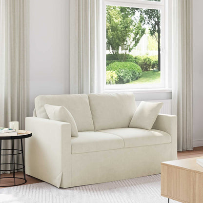 Bank Crème Totale afmetingen: 138 x 78 x 80 cm (B x D x H)