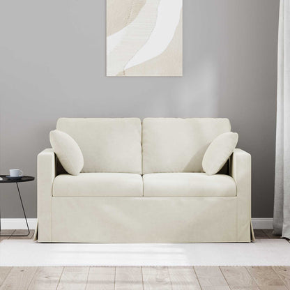 Bank Crème Totale afmetingen: 138 x 78 x 80 cm (B x D x H)