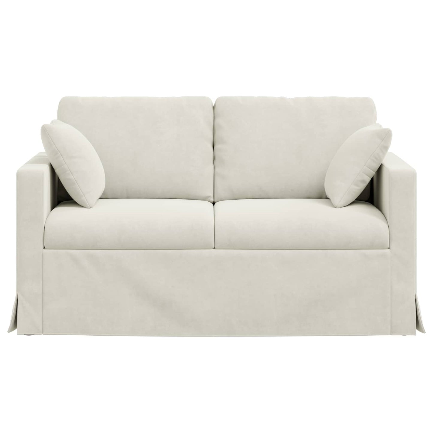 Bank Crème Totale afmetingen: 138 x 78 x 80 cm (B x D x H)
