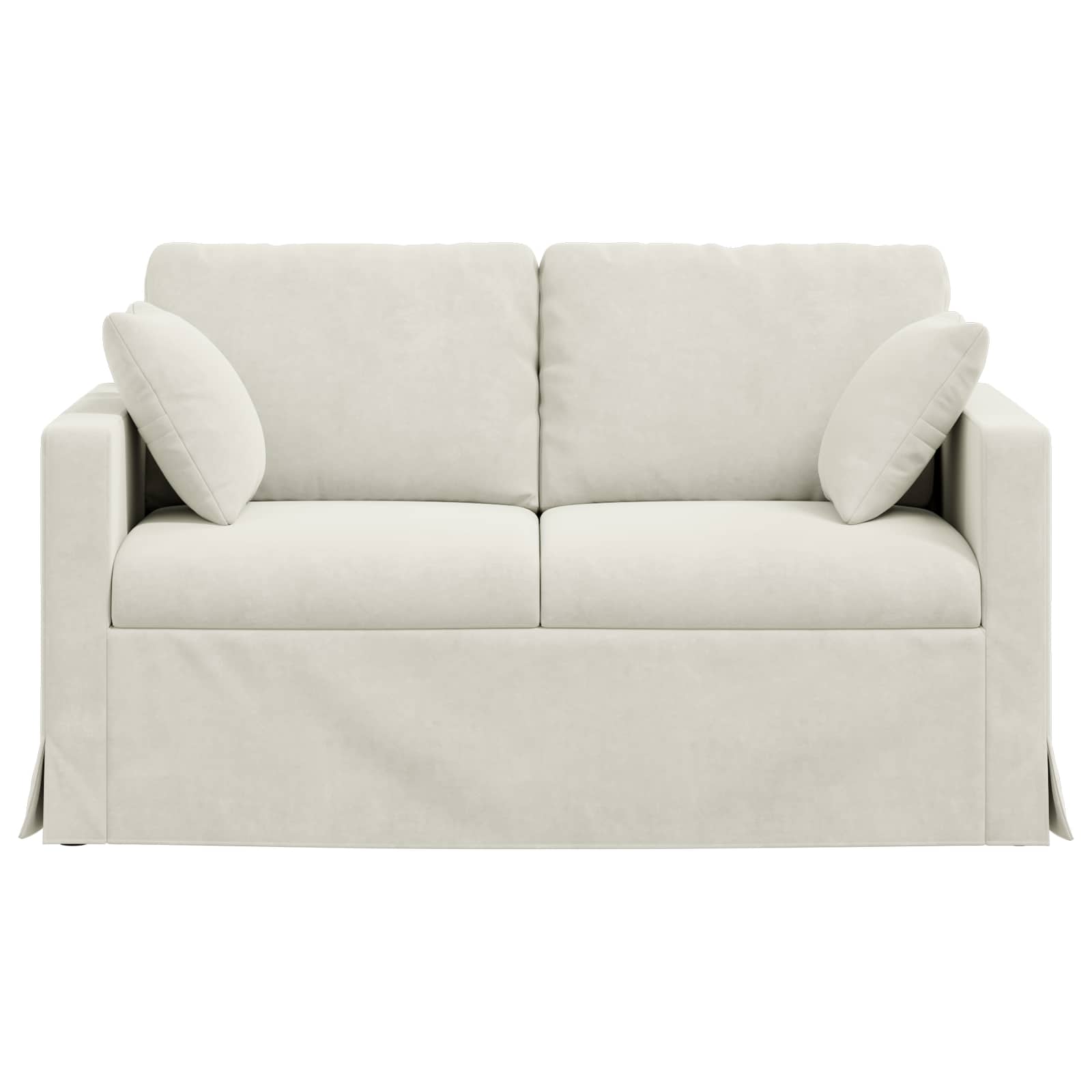 Bank Crème Totale afmetingen: 138 x 78 x 80 cm (B x D x H)