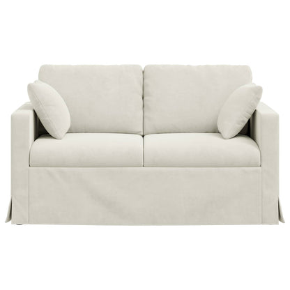 Bank Crème Totale afmetingen: 138 x 78 x 80 cm (B x D x H)