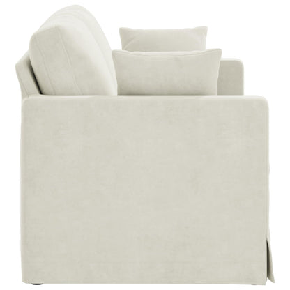 Bank Crème Totale afmetingen: 138 x 78 x 80 cm (B x D x H)