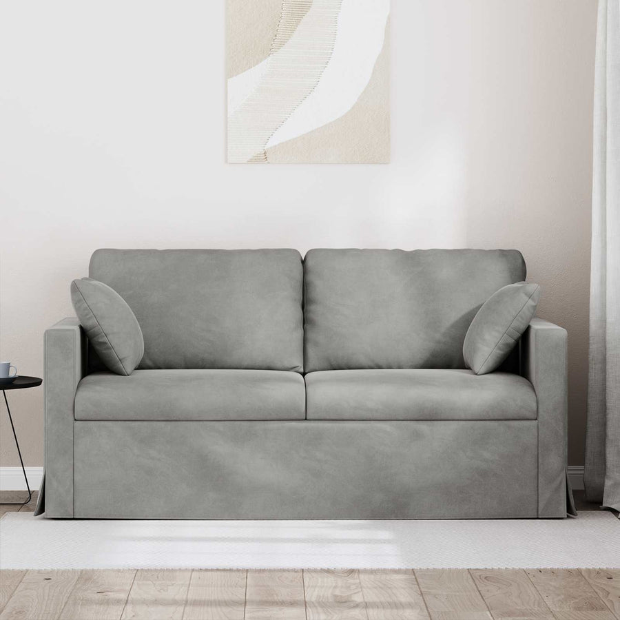 Bank Lichtgrijs Totale afmetingen: 158 x 78 x 80 cm (B x D x H)