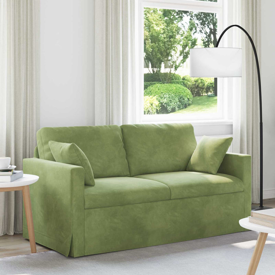 Bank Lichtgroen Totale afmetingen: 158 x 78 x 80 cm (B x D x H)