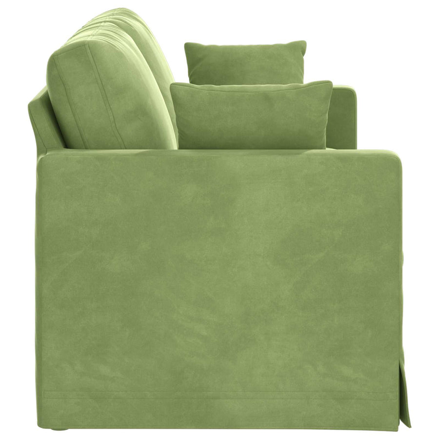Bank Lichtgroen Totale afmetingen: 158 x 78 x 80 cm (B x D x H)