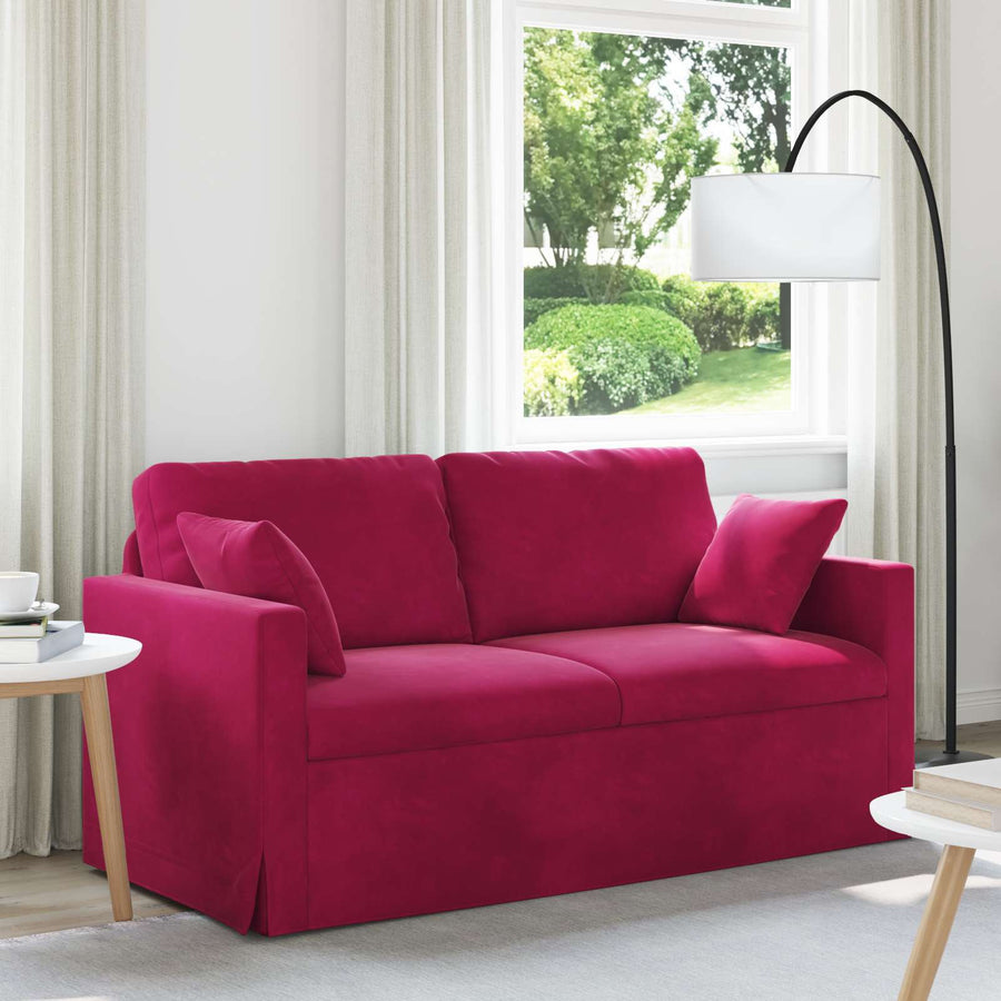 Bank Wijnrood Totale afmetingen: 158 x 78 x 80 cm (B x D x H)