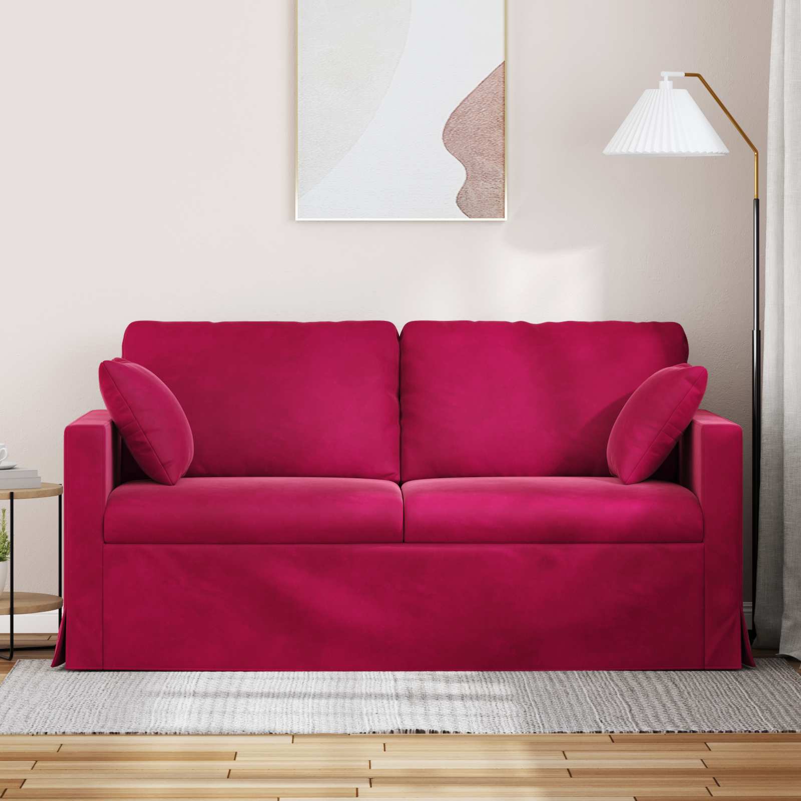 Bank Wijnrood Totale afmetingen: 158 x 78 x 80 cm (B x D x H)