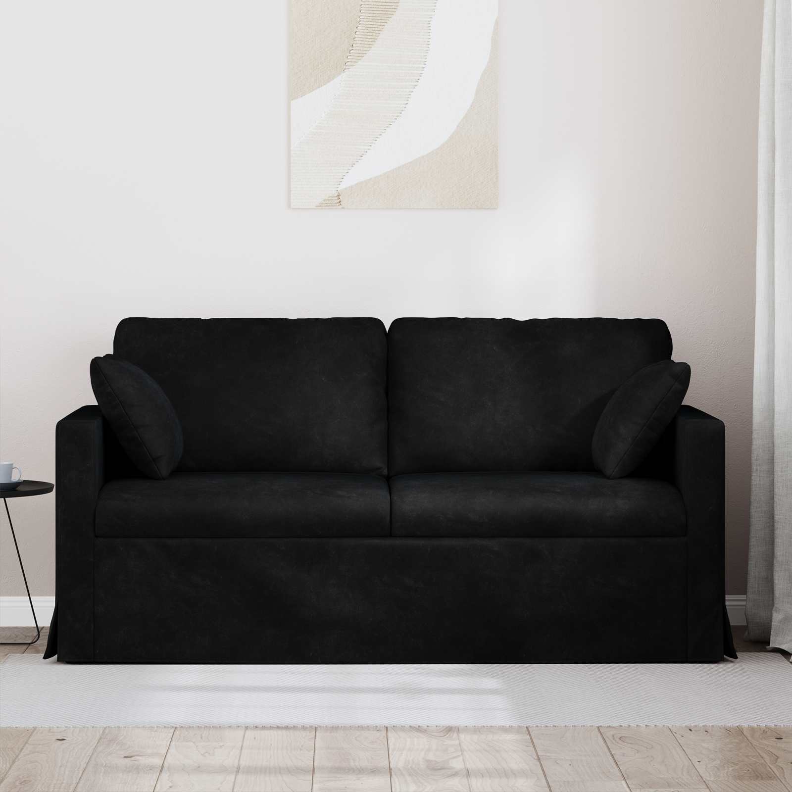 Bank Zwart Totale afmetingen: 158 x 78 x 80 cm (B x D x H)