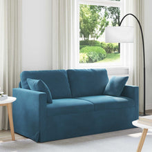 Bank Blauw 158 x 78 x 80 cm Fluweel