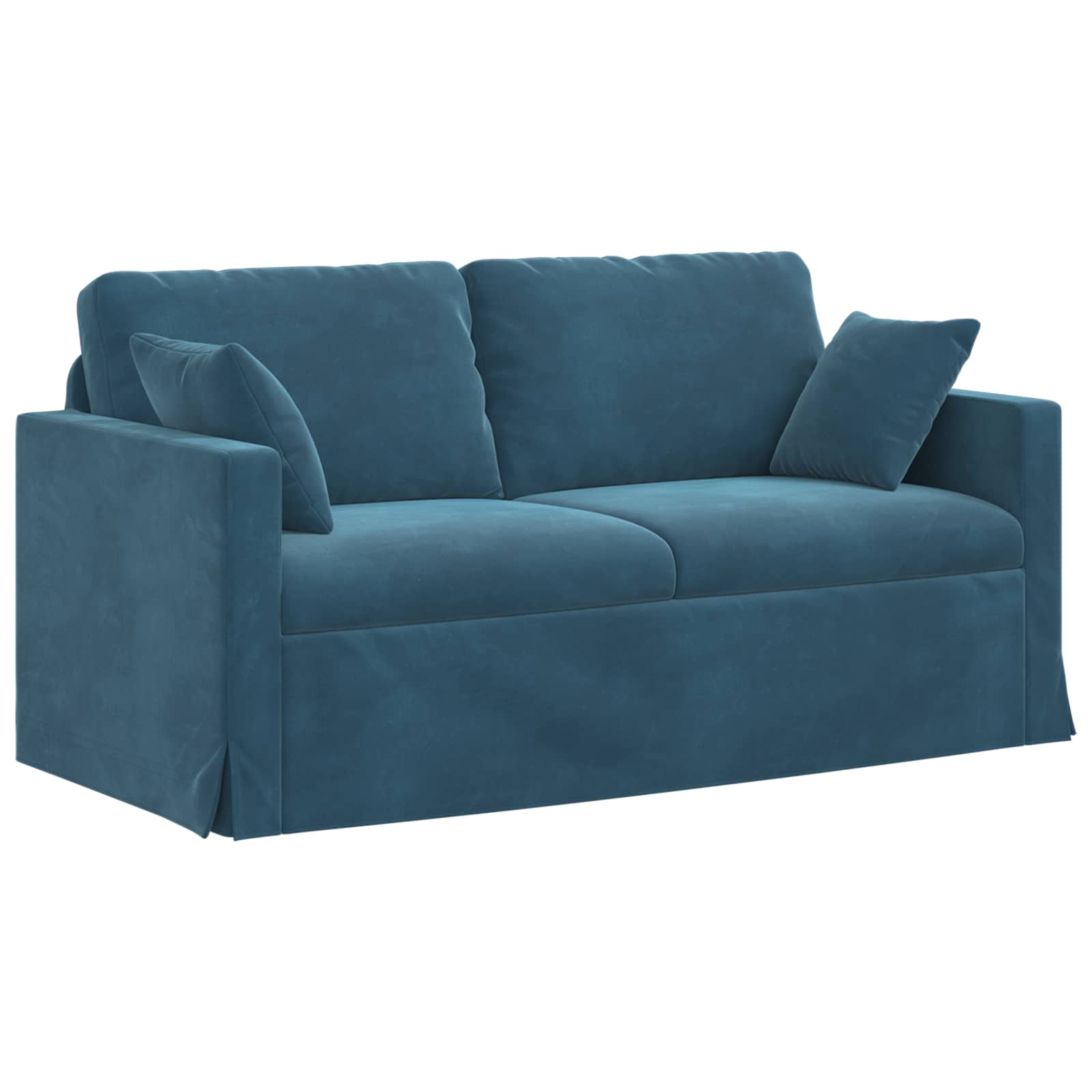 Bank Blauw 158 x 78 x 80 cm Fluweel