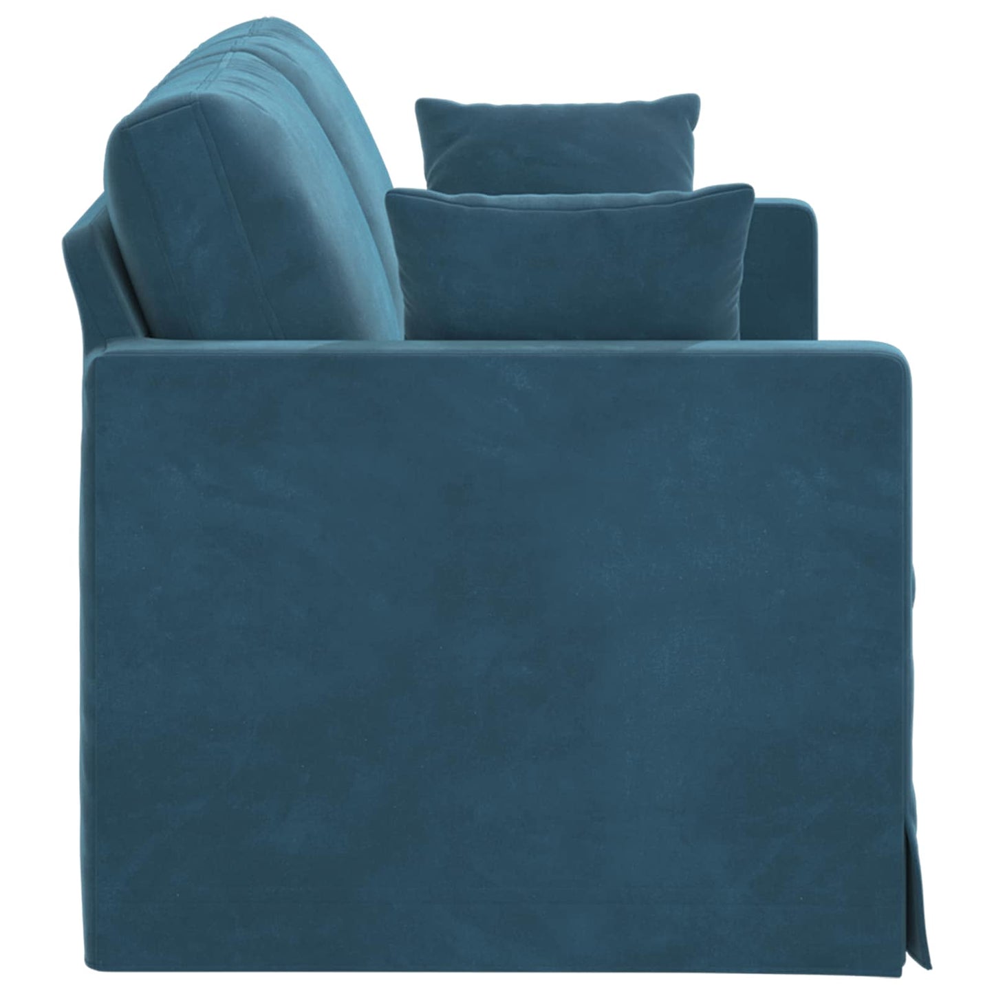 Bank Blauw 158 x 78 x 80 cm Fluweel