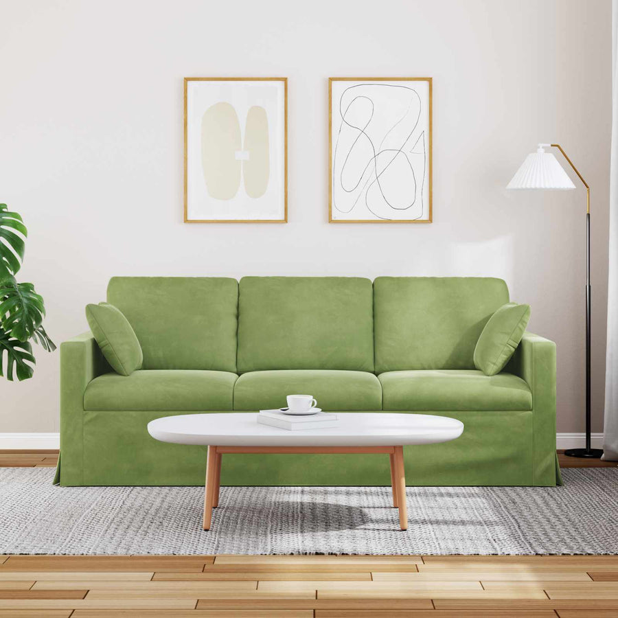 Bank Lichtgroen Totale afmetingen: 198 x 78 x 80 cm (B x D x H)