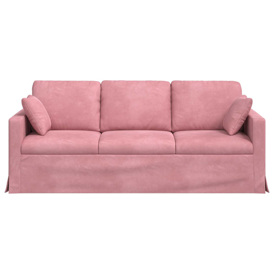 Bank 180cm Roze Metaal