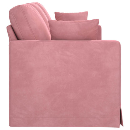 Bank 180cm Roze Metaal