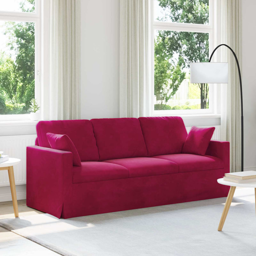 Bank Wijnrood Totale afmetingen: 198 x 78 x 80 cm (B x D x H)