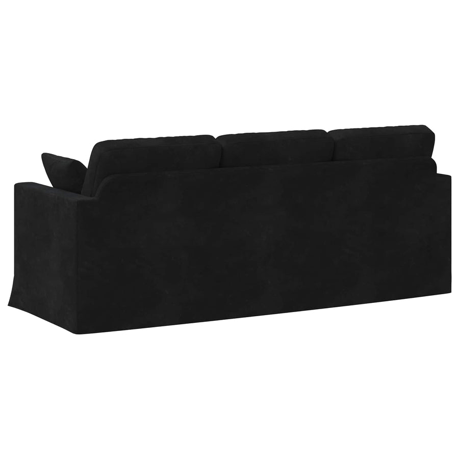 Bank 180cm Zwart Metaal