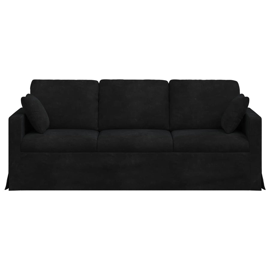 Bank 180cm Zwart Metaal