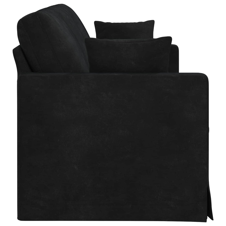 Bank 180cm Zwart Metaal