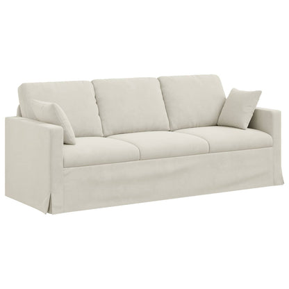 Bank Crème Totale afmetingen: 198 x 78 x 80 cm (B x D x H)