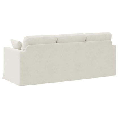 Bank Crème Totale afmetingen: 198 x 78 x 80 cm (B x D x H)
