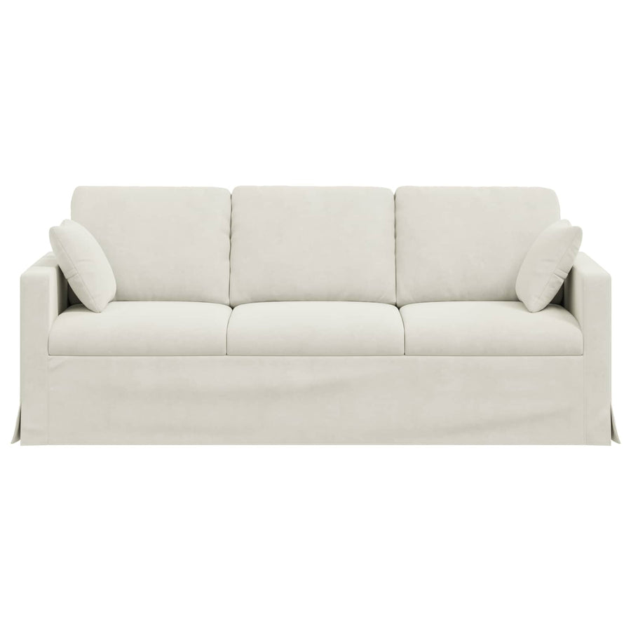 Bank Crème Totale afmetingen: 198 x 78 x 80 cm (B x D x H)