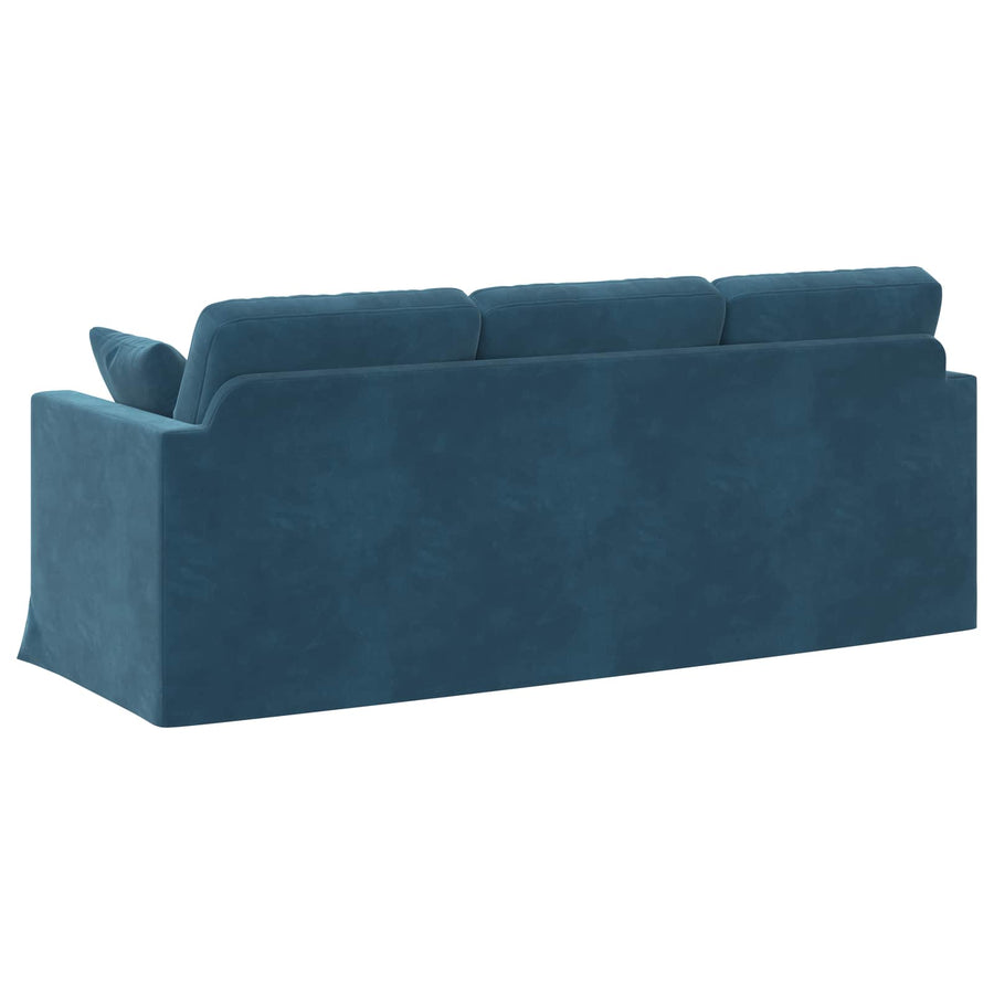 Bank 180cm Blauw Metaal