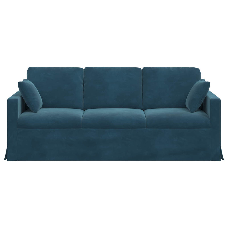 Bank 180cm Blauw Metaal
