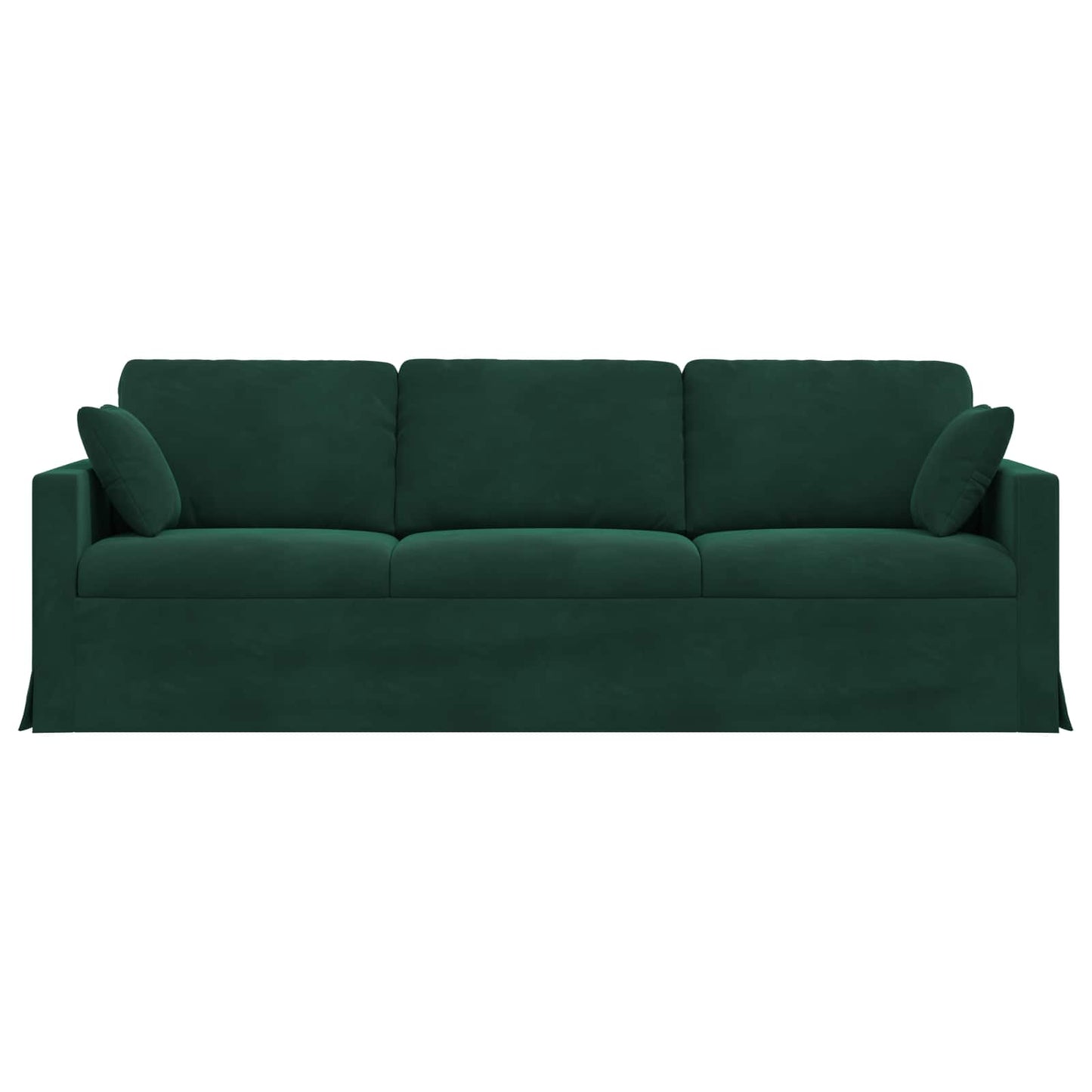 Bank Donkergroen 228 x 78 x 80 cm Fluweel
