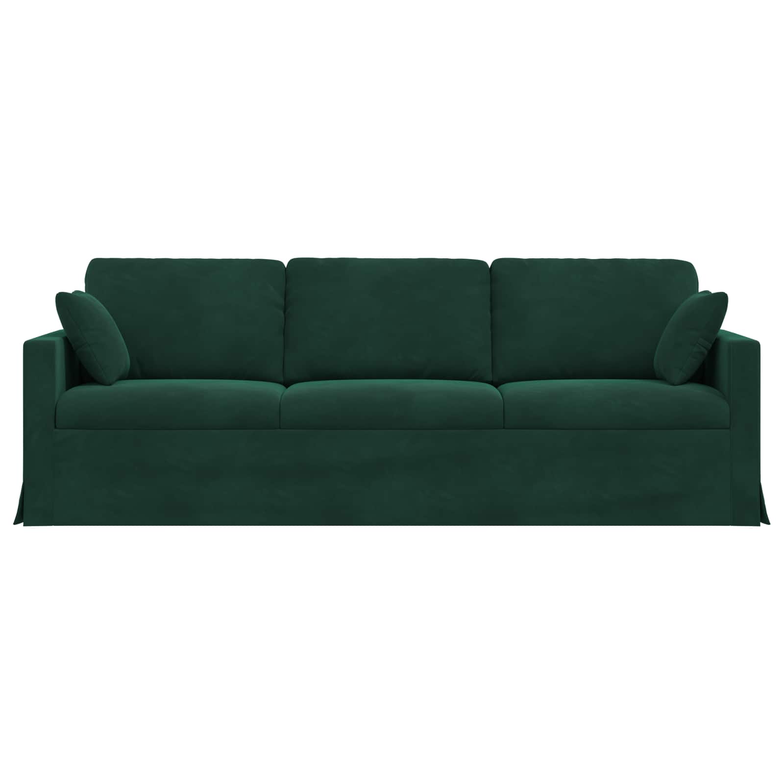 Bank Donkergroen 228 x 78 x 80 cm Fluweel