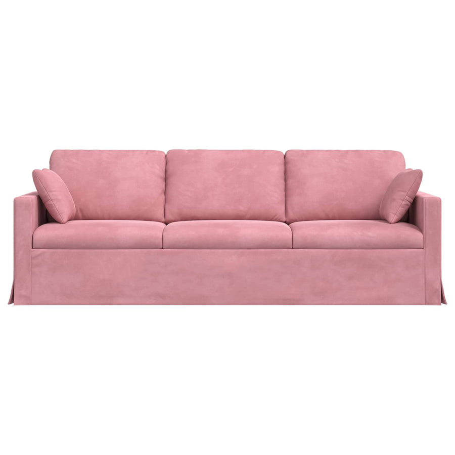 Bank Roze 228 x 78 x 80 cm Fluweel