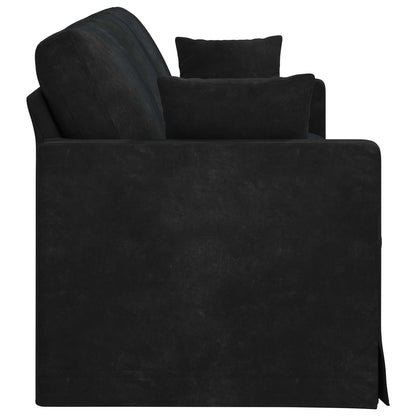 Bank Zwart 228 x 78 x 80 cm Fluweel