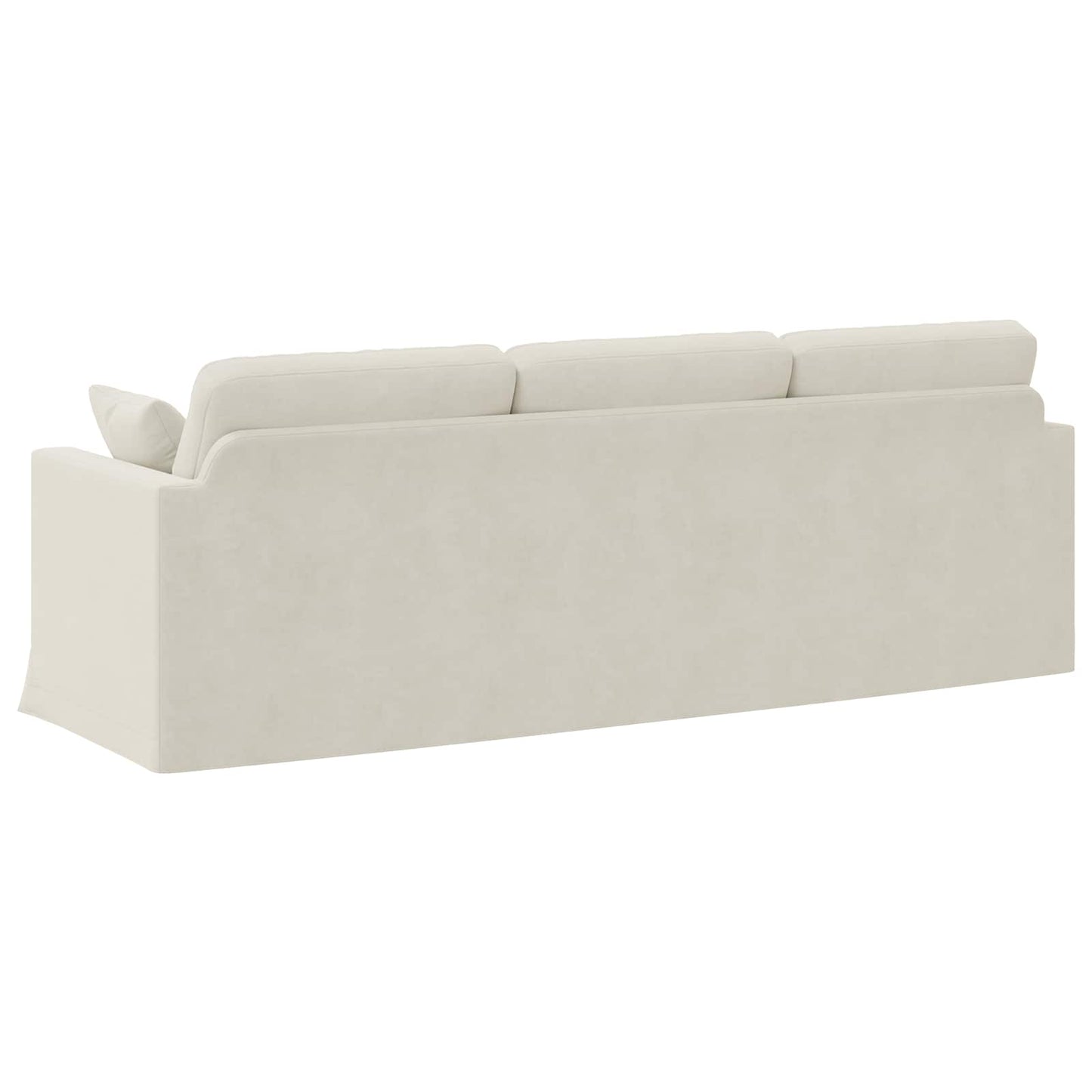 Bank Crème 228 x 78 x 80 cm Fluweel