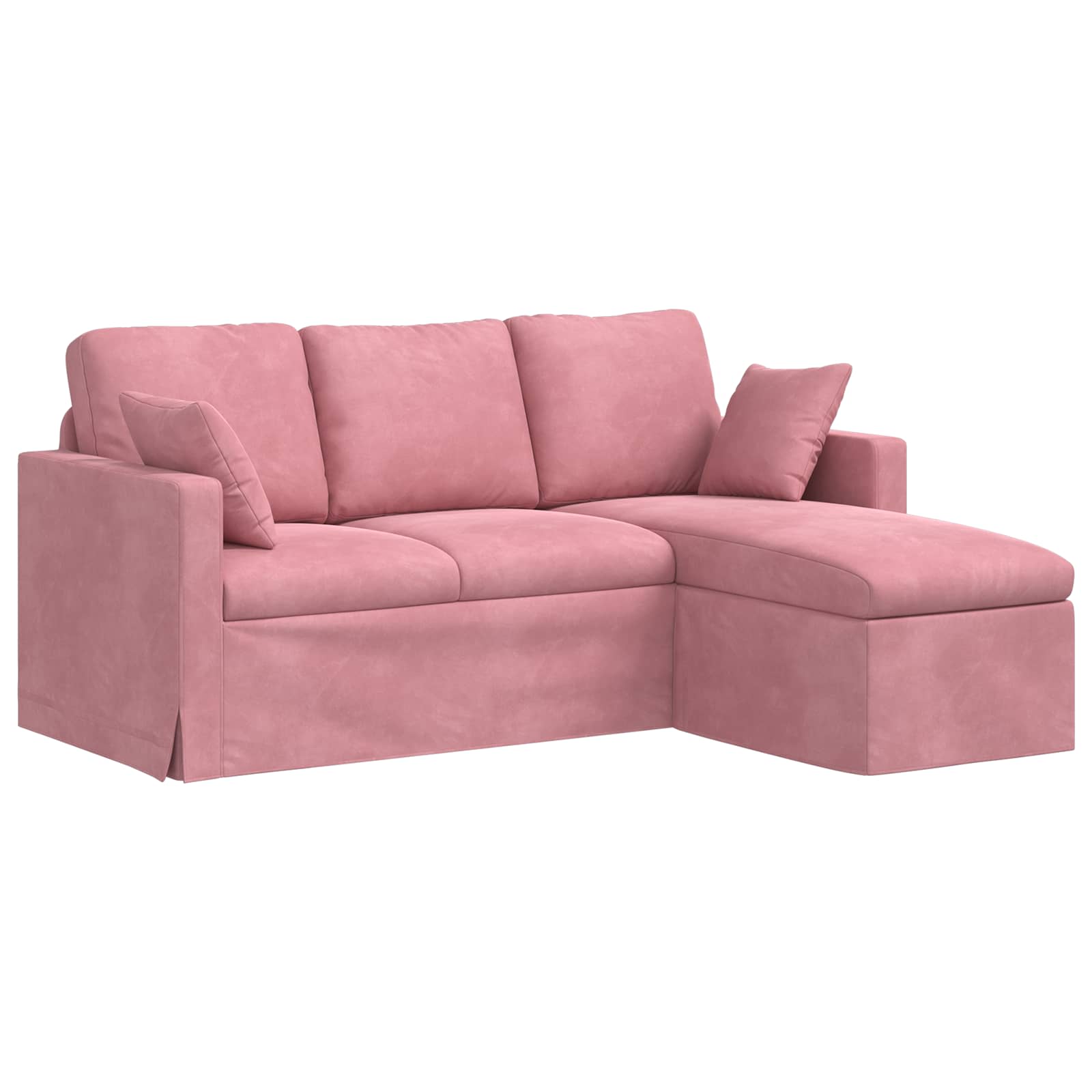 Bank Roze 178 x 134 x 80 cm Fluweel