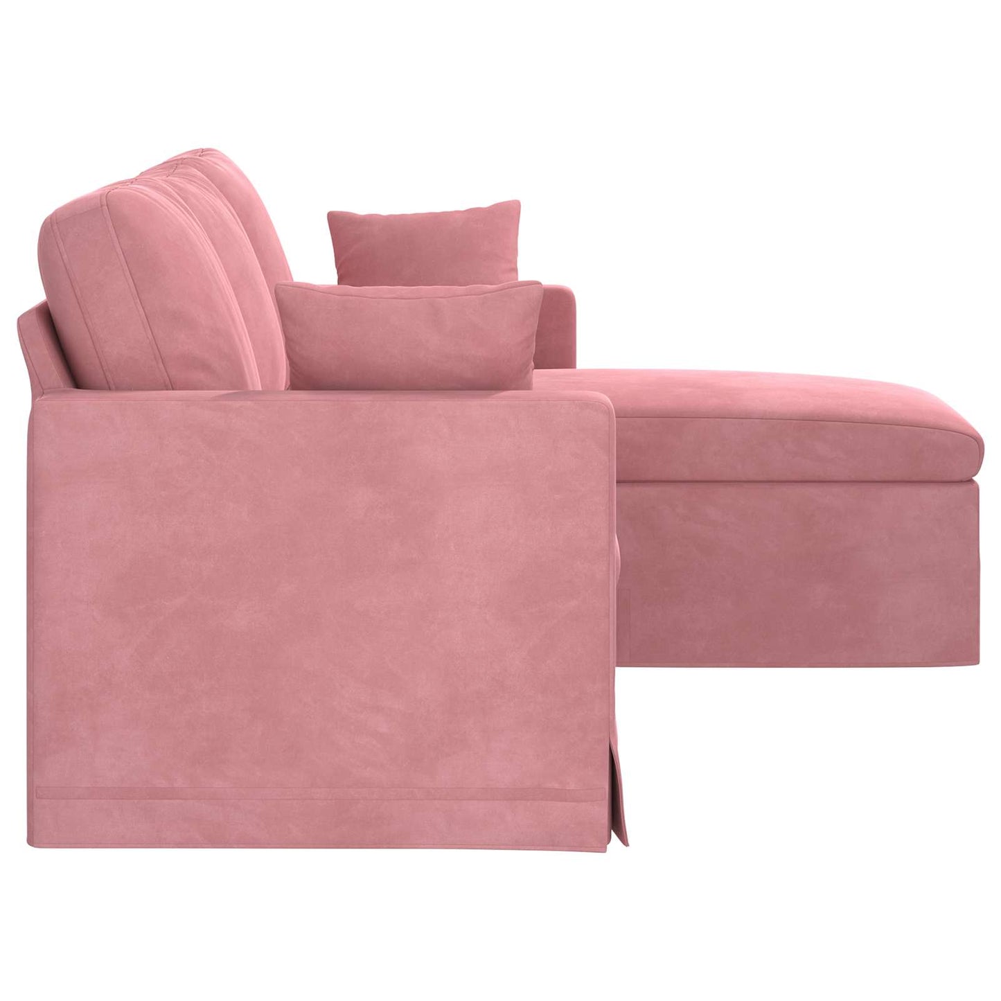 Bank Roze 178 x 134 x 80 cm Fluweel