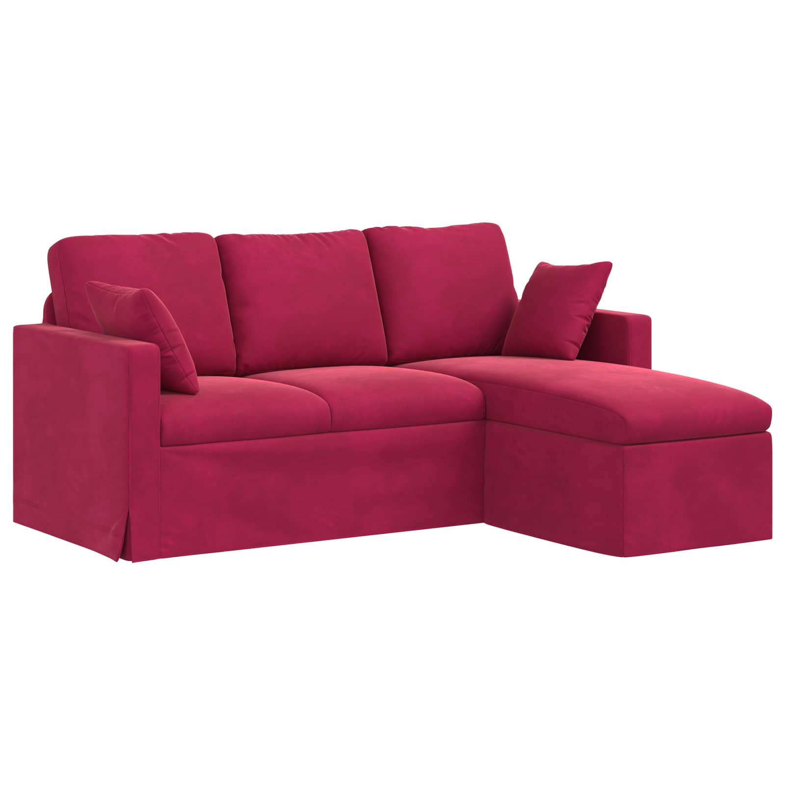 Bank Wijnrood Totale afmetingen: 178 x 134 x 80 cm (B x D x H)