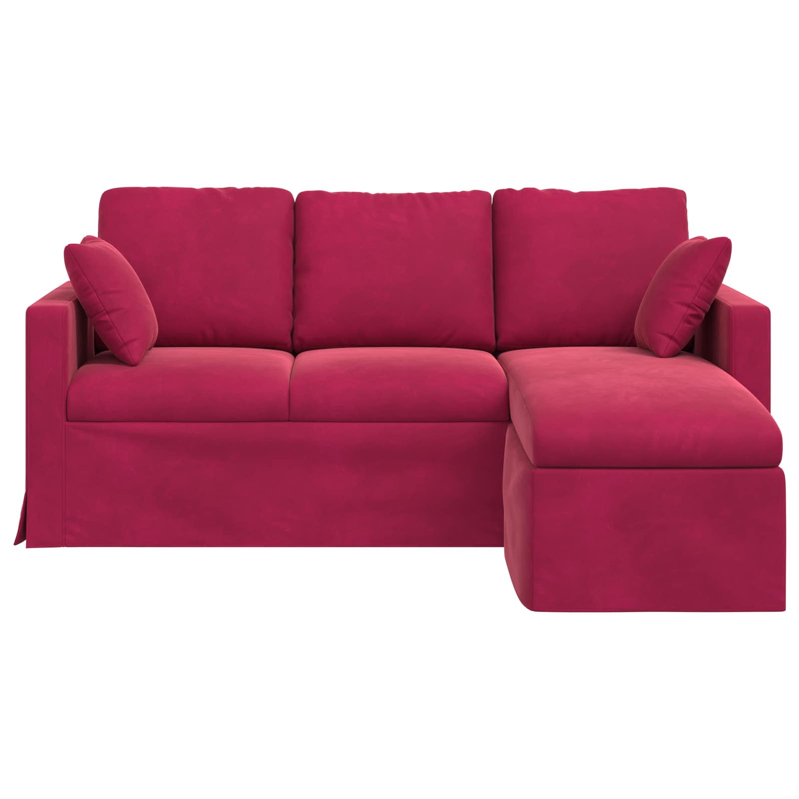 Bank Wijnrood Totale afmetingen: 178 x 134 x 80 cm (B x D x H)